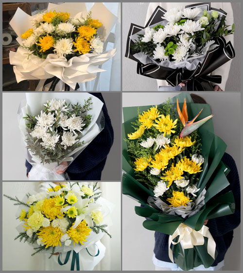 湖北武汉市新洲区仓埠街道蔡漖村白事花束代送